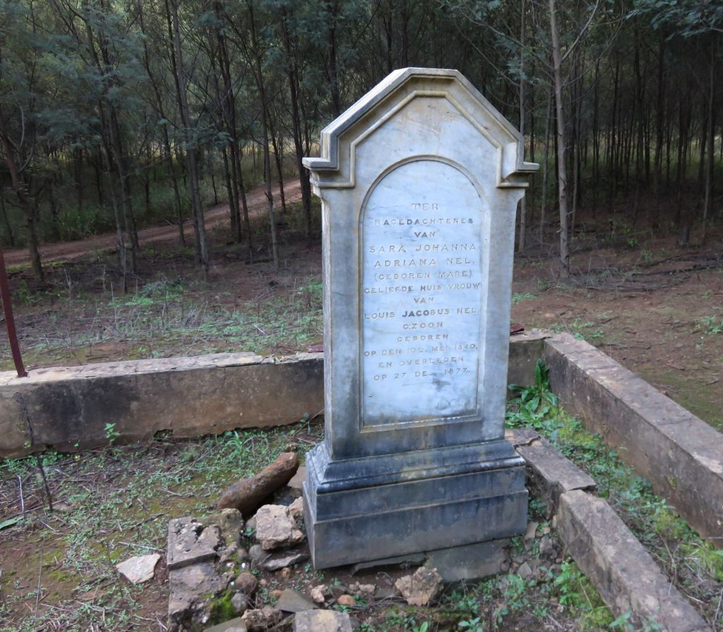 Greytown Sarie Mare grave